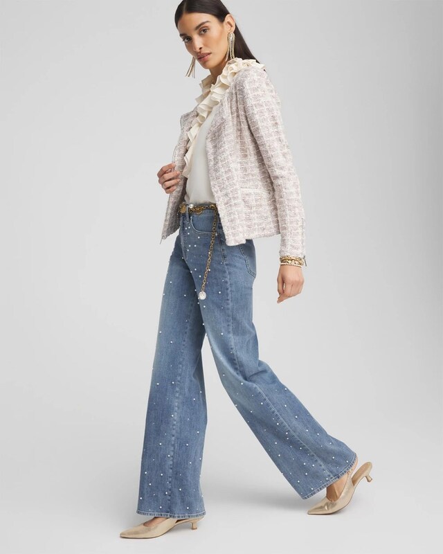 Tweed Moto Cardigan - image 2
